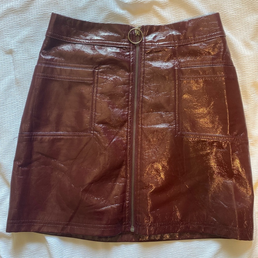 Adorable Wild Fable faux Leather skirt!